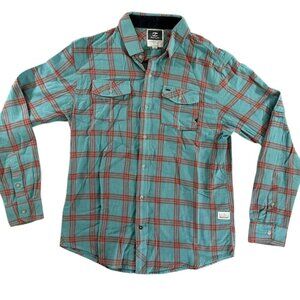 Split T-Shirt Male L Blue Long Sleeve Island Zone